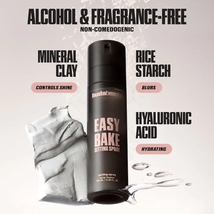 Huda Beauty Easy Bake Setting Spray 100ml - Made in Italy
