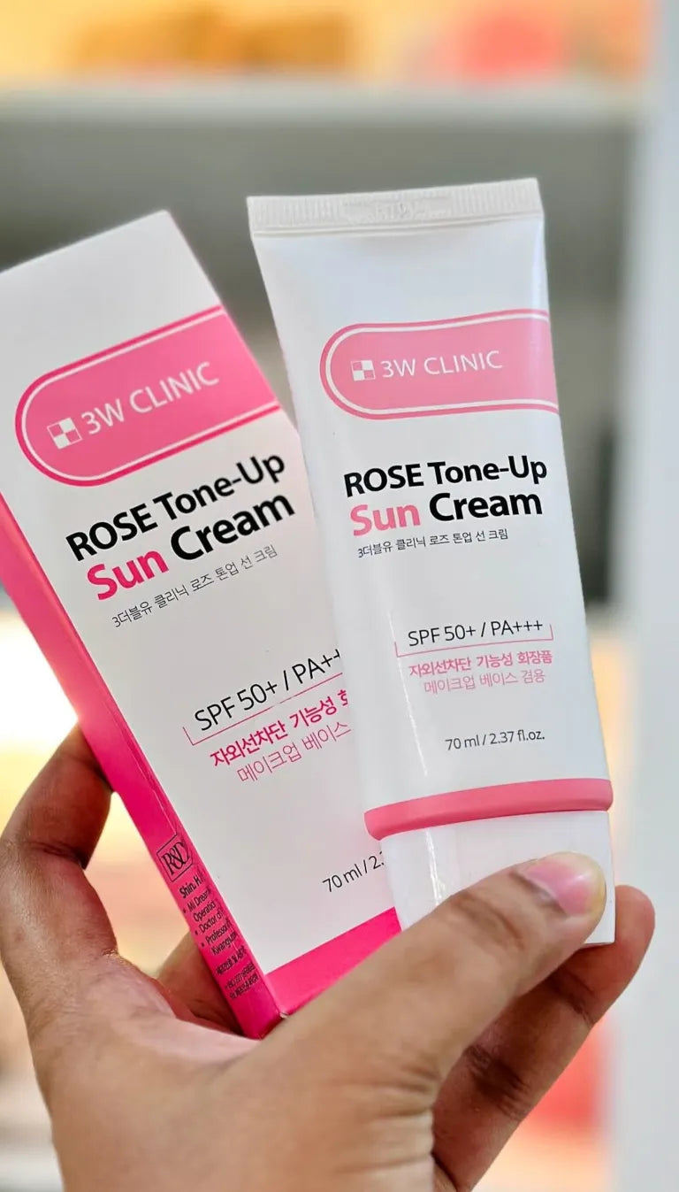 3W Clinic Rose Tone-Up Sun Cream SPF50+ PA+++ 70ml