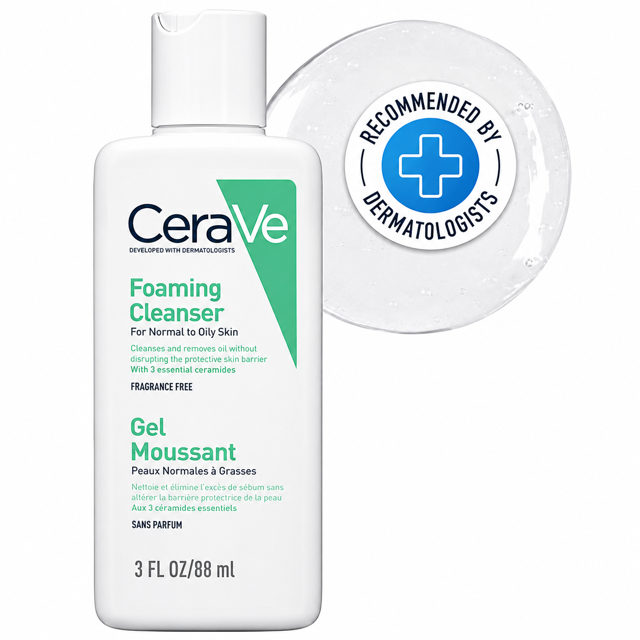 CeraVe Foaming Cleanser Normal To Oily Skin 88ml