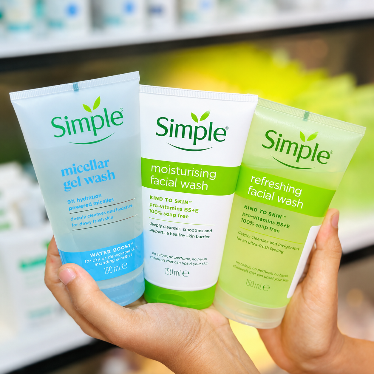 Simple Kind to Skin Face Wash 150ml