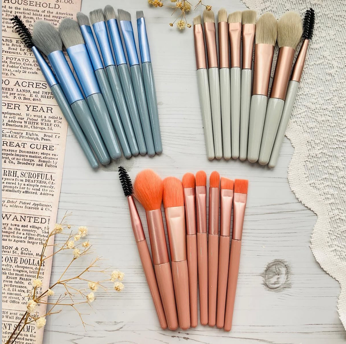 Premium Mini Brush Set With Free Zipper Bag