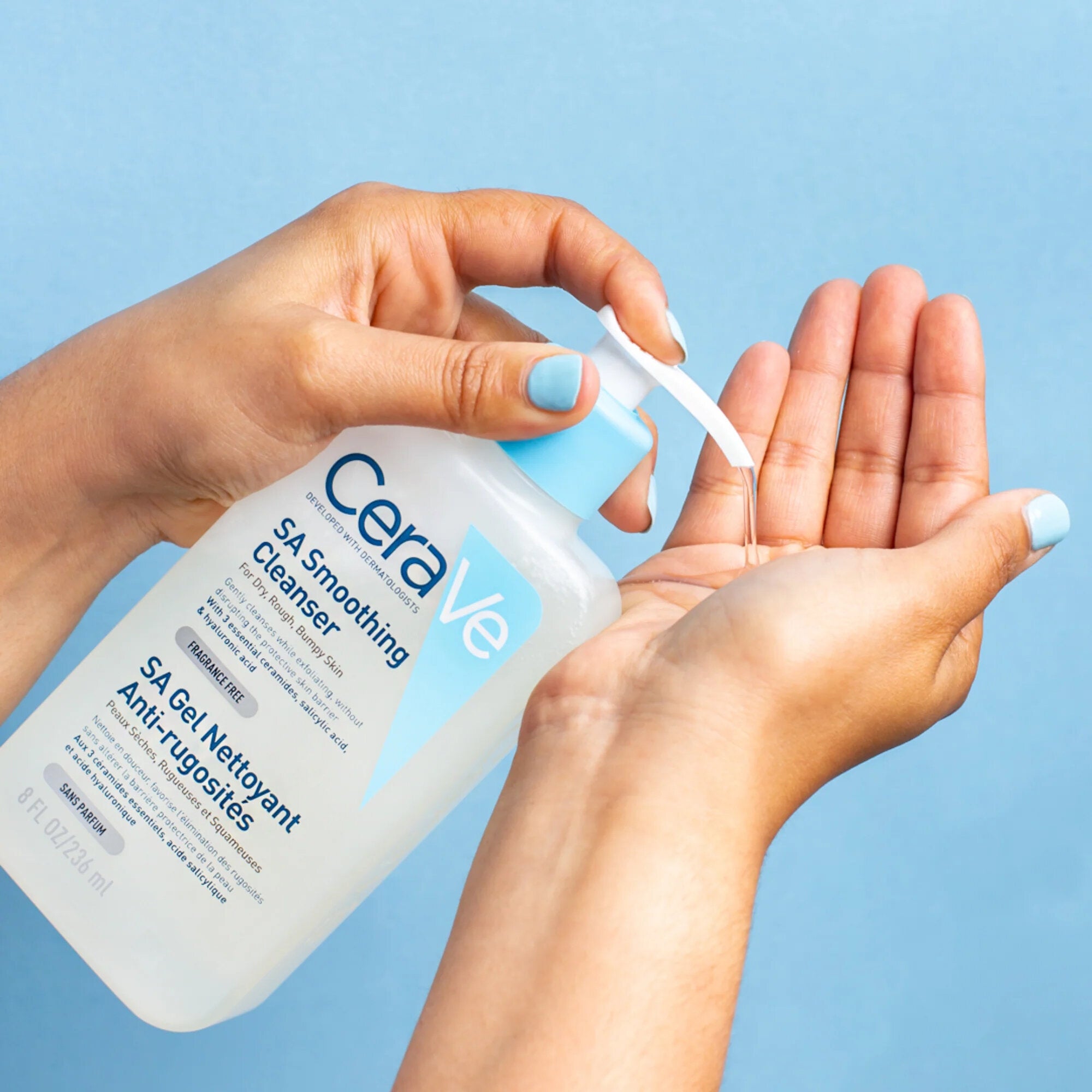 CeraVe SA Smoothing Cleanser for Dry, Rough & Bumpy Skin 236ml