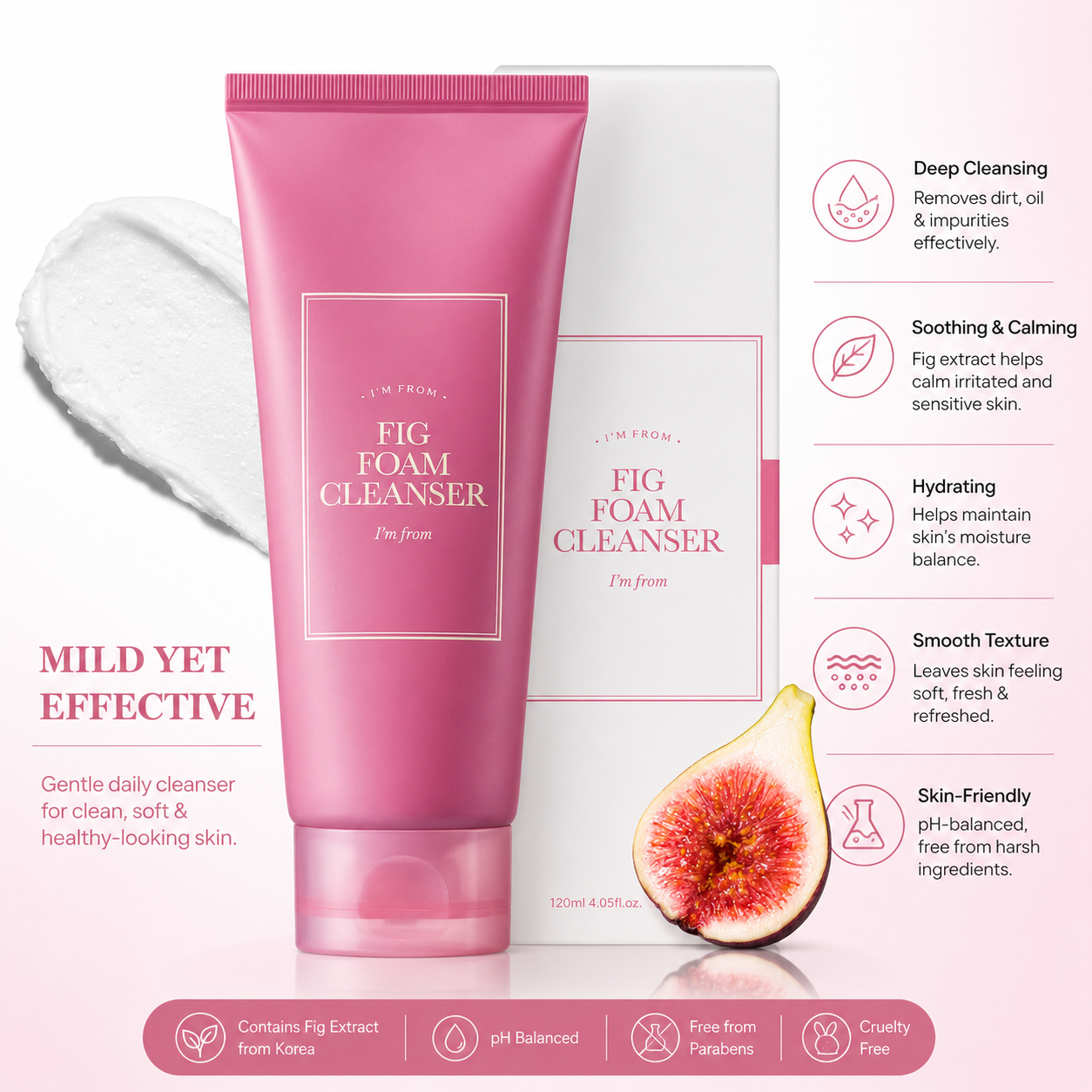 I'M FROM Fig Foam Cleanser 150ml