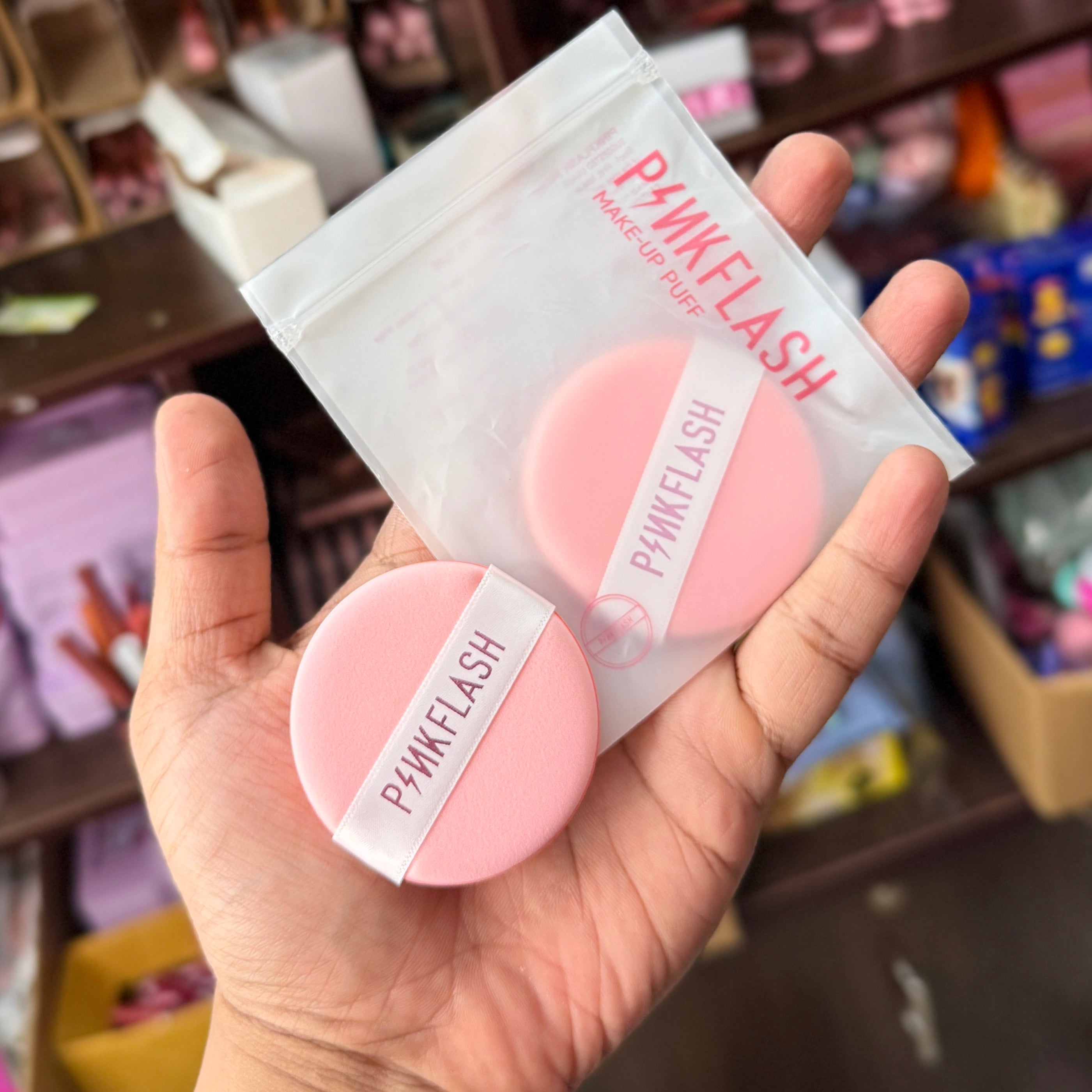 PINKFLASH Round Puff Premium