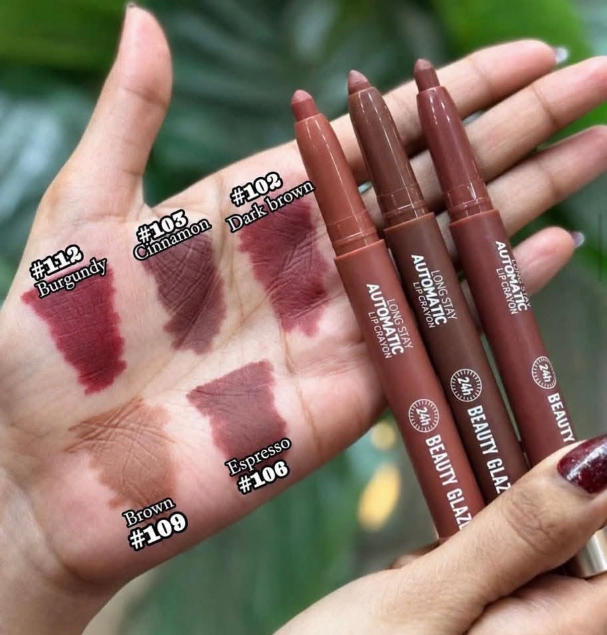 Beauty Glazed Long Stay Automatic Lip Crayon (Lip Liner)