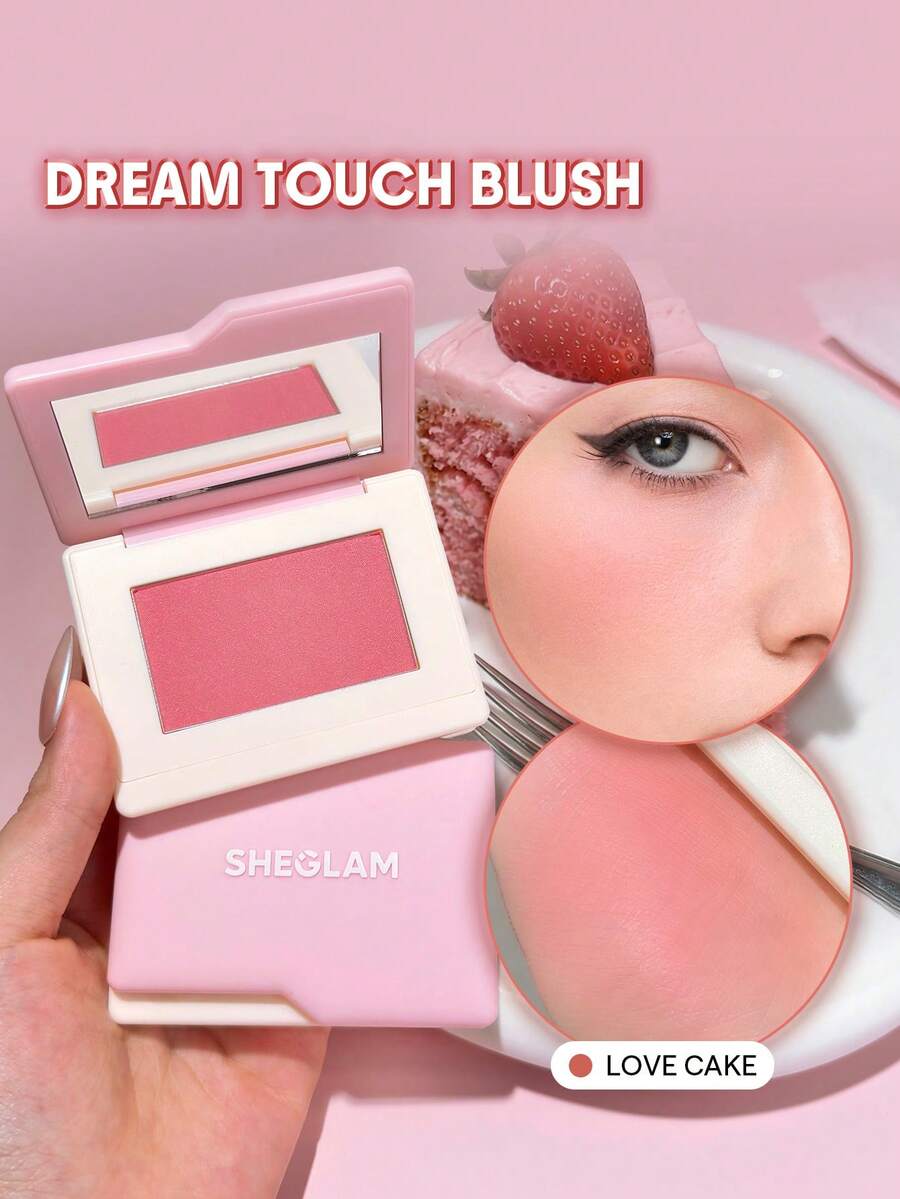 SHEGLAM Dream Touch Blush – Buildable Blush for a Natural Flush