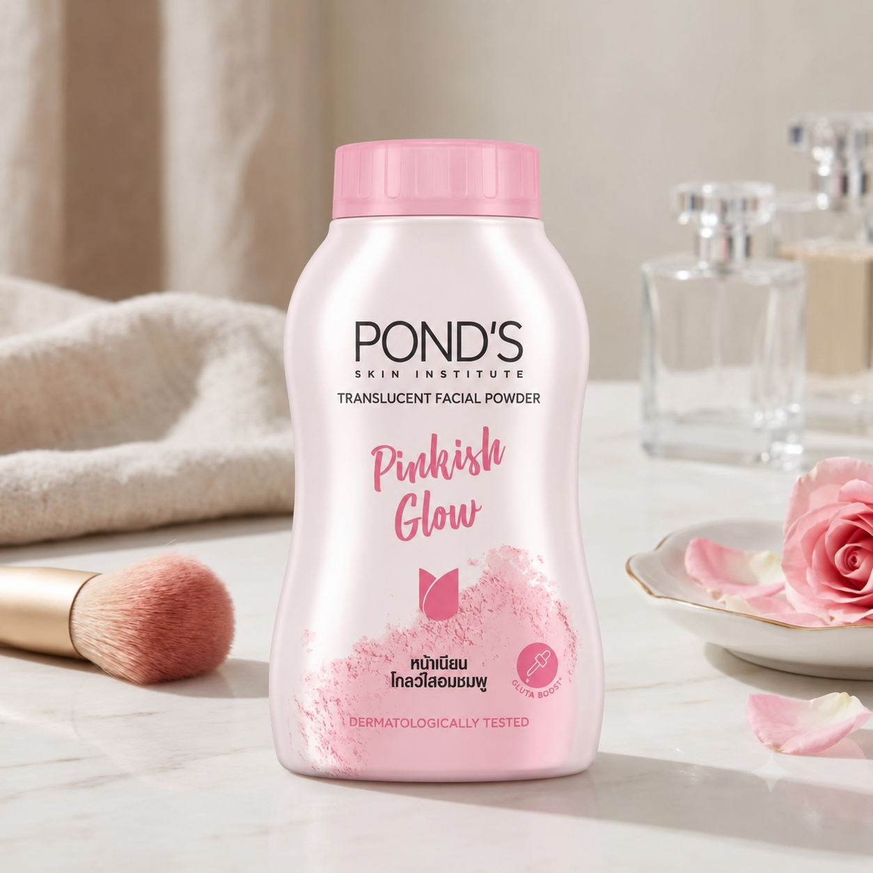 Pond's Face Powder Pinkish Glow 45g