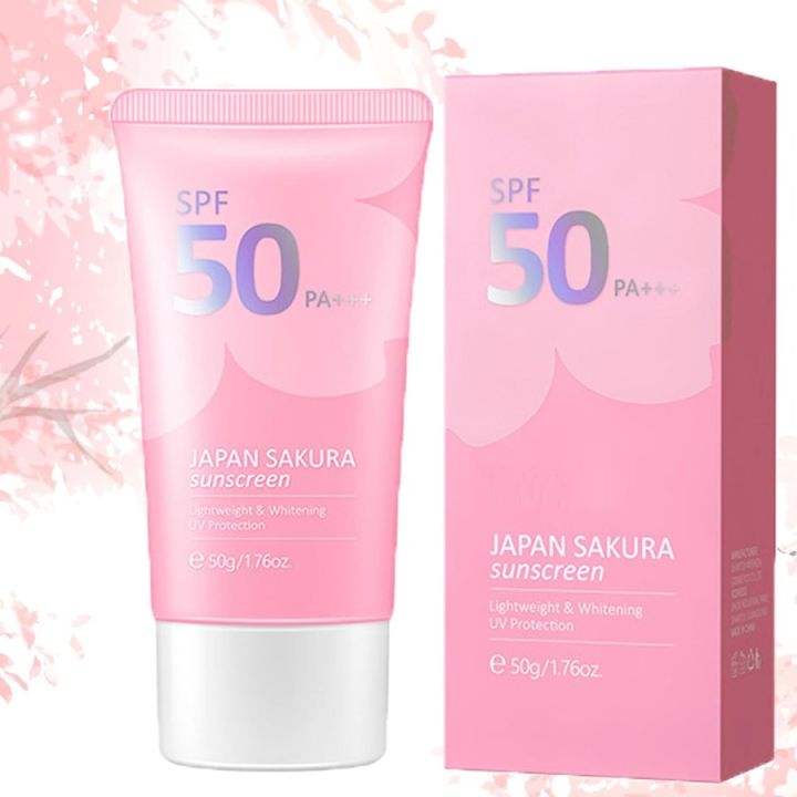 Laikou Japan Sakura Sunscreen SPF50++ 50g