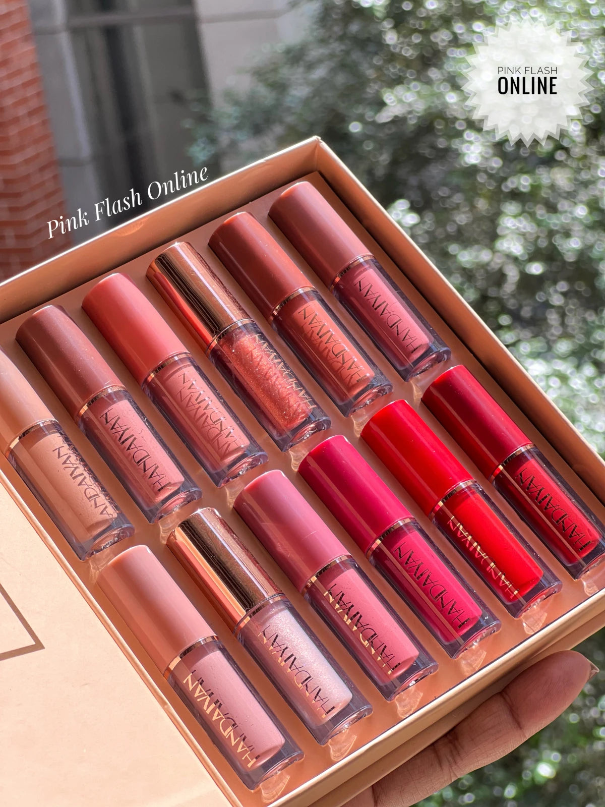 HANDAIYAN 12 pcs Lipstick & Lip Gloss Set