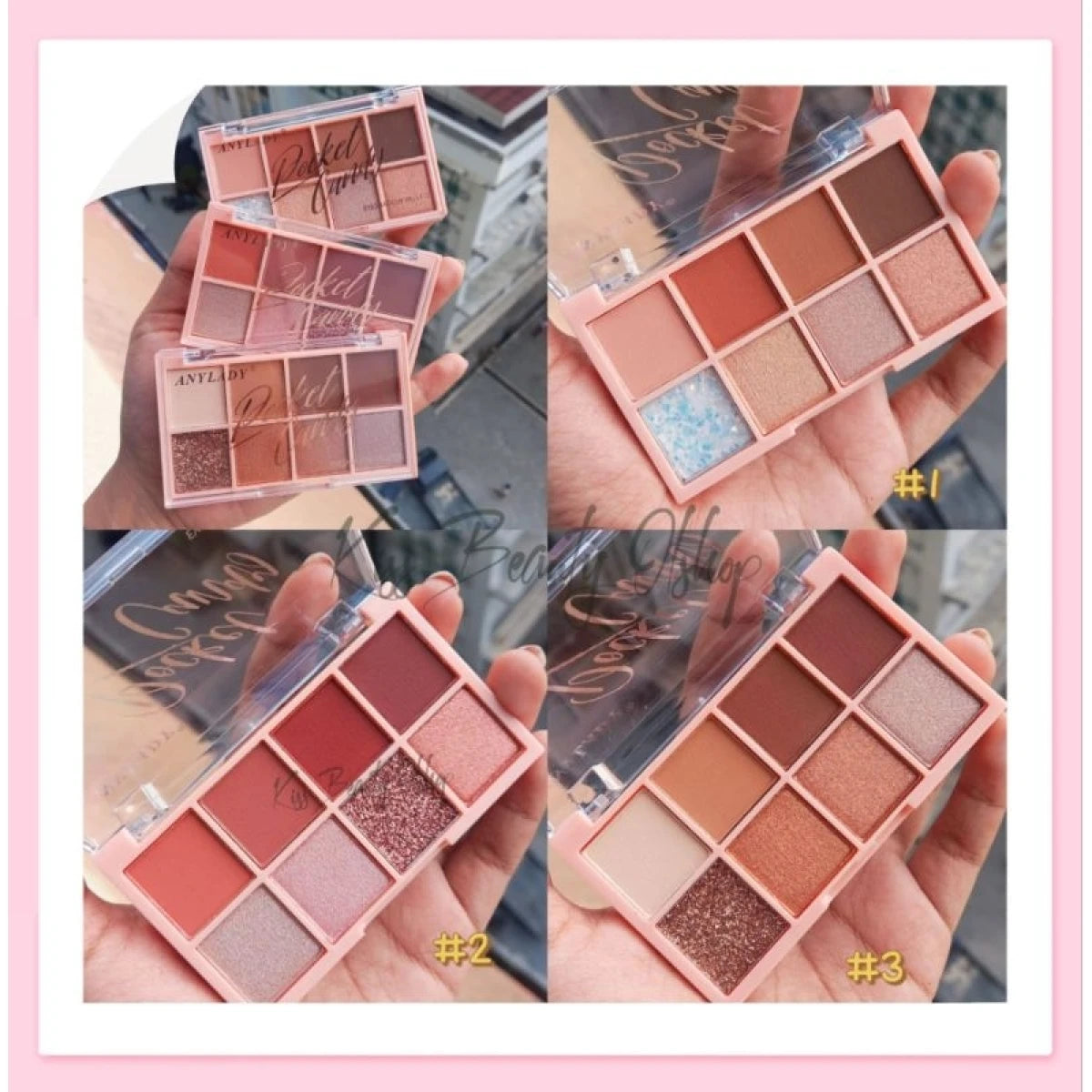 Anylady 8 Color Famous Eyeshadow Palette