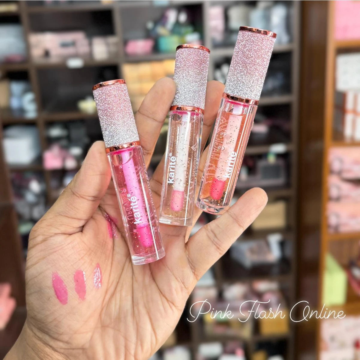 Karite Diamond Lip Oil - Pink Lips (1 Pc)