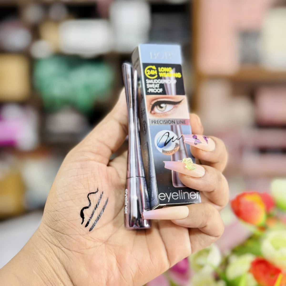 BOB Precision Line Liquid Eyeliner 100% Waterproof