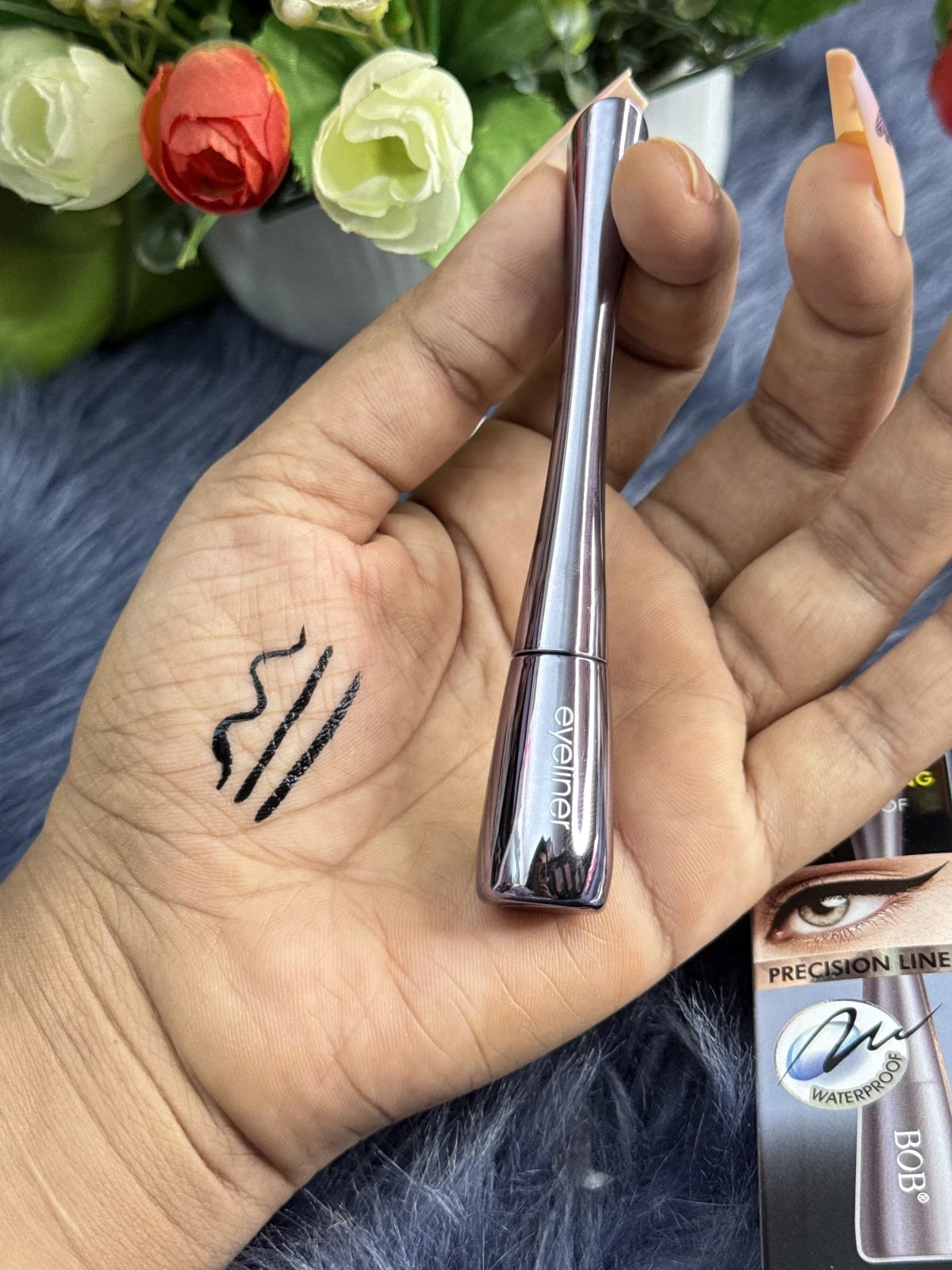 BOB Precision Line Liquid Eyeliner 100% Waterproof