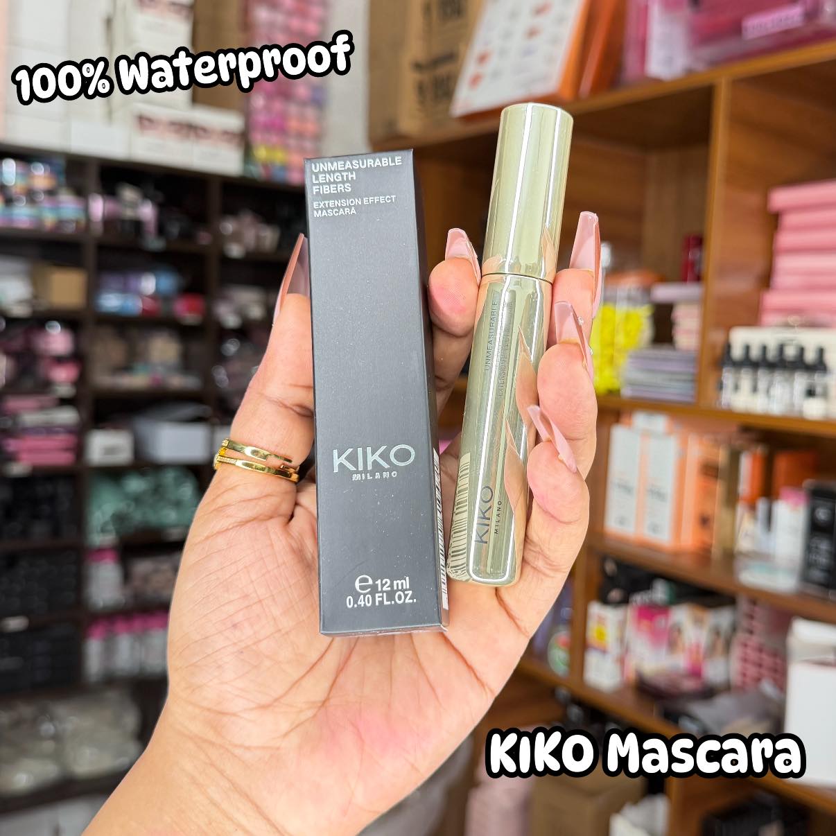 KIKO Mascara 100% Waterproof – Long-Lasting Volume & Definition