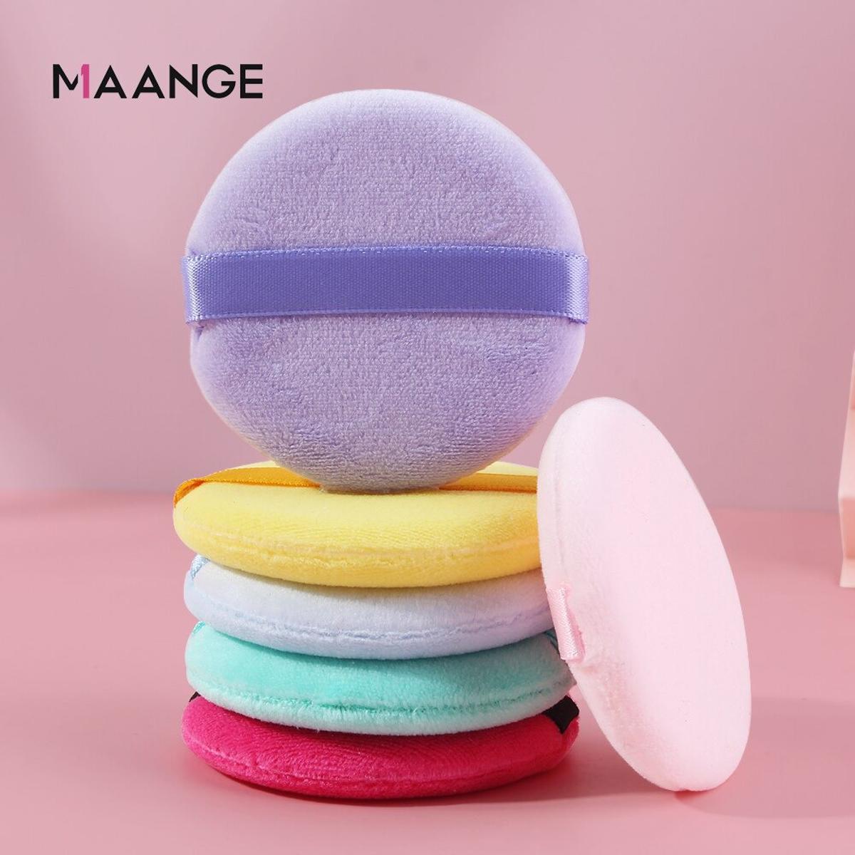 Maange Soft Round Puff – 1 pc