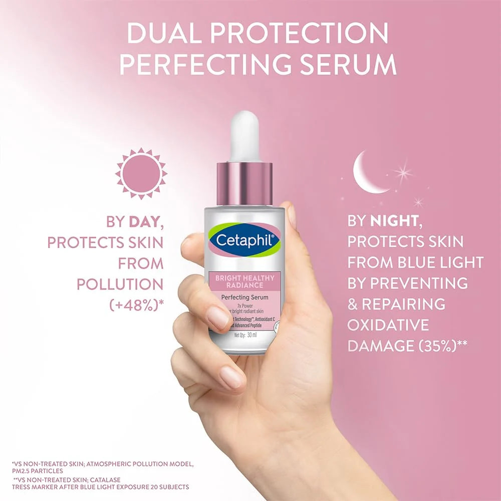 Cetaphil Bright Healthy Radiance Perfecting Serum 7x Niacinamide Powder 30ml
