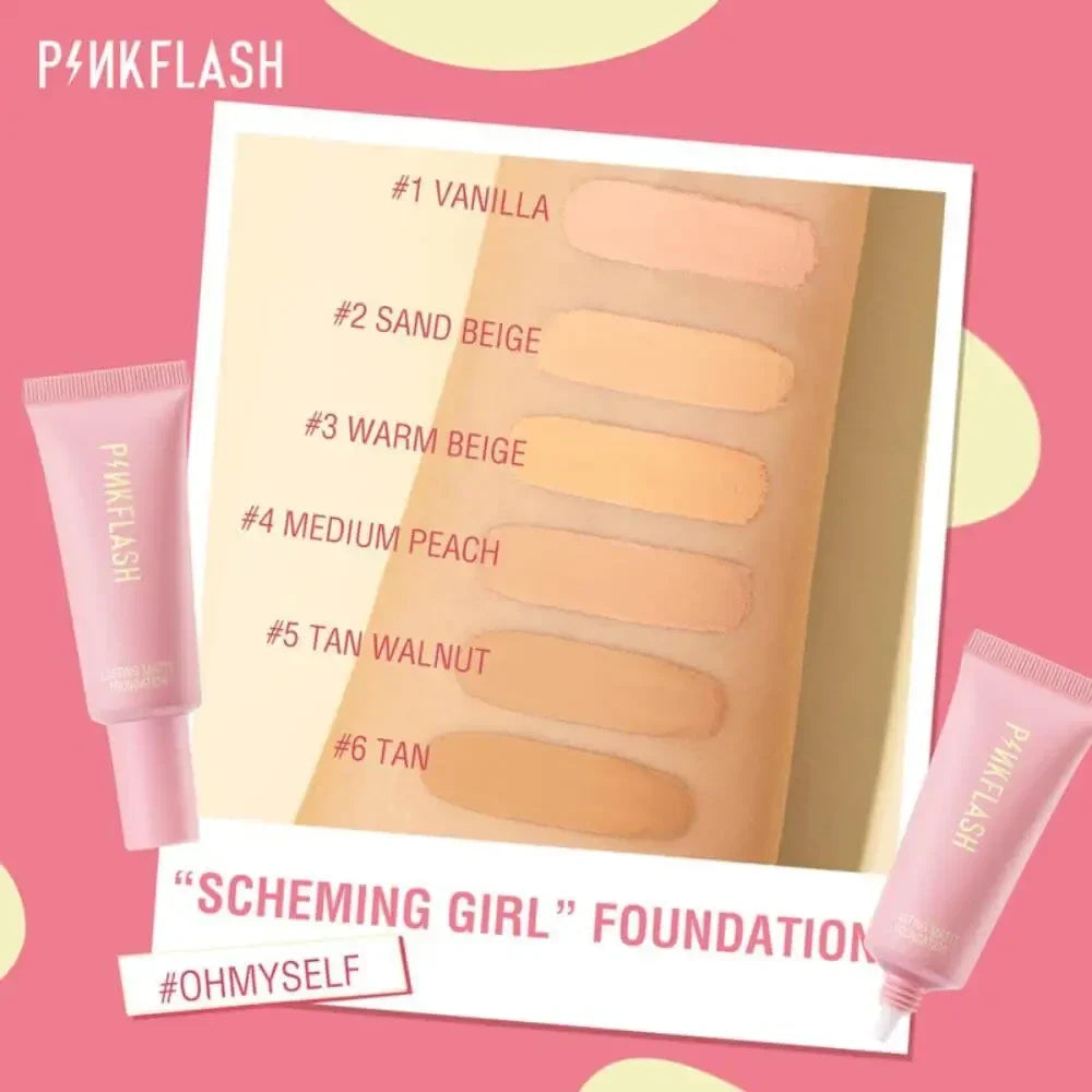 PINKFLASH Foundation (Full Coverage) 20ml