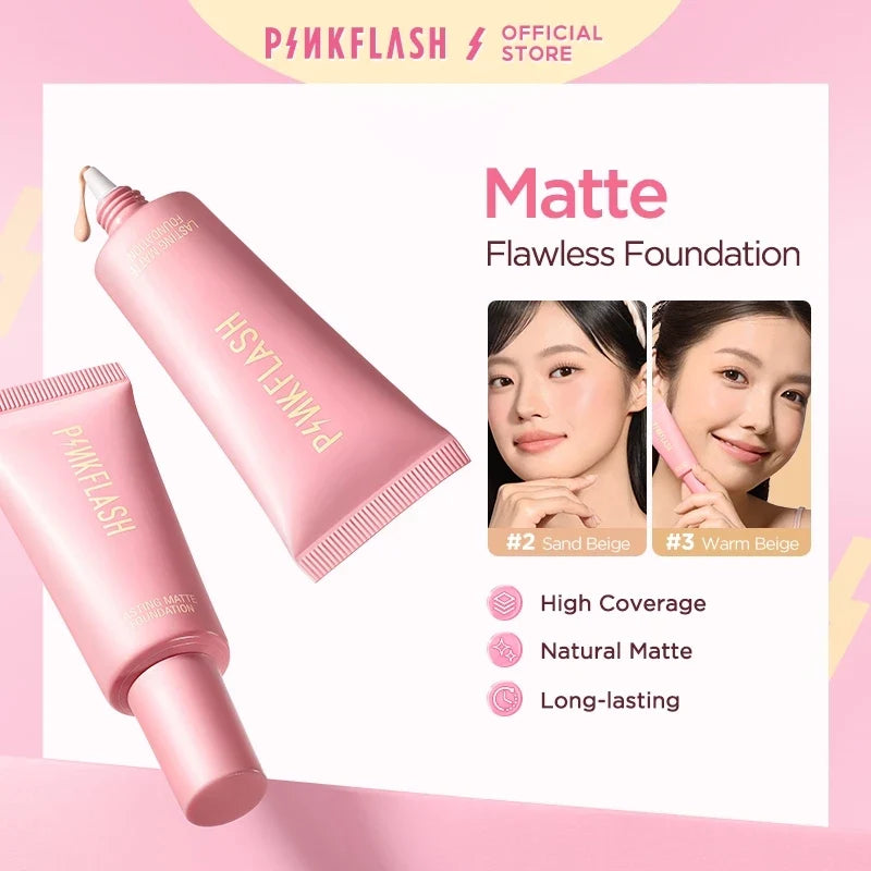 PINKFLASH Foundation (Full Coverage) 20ml