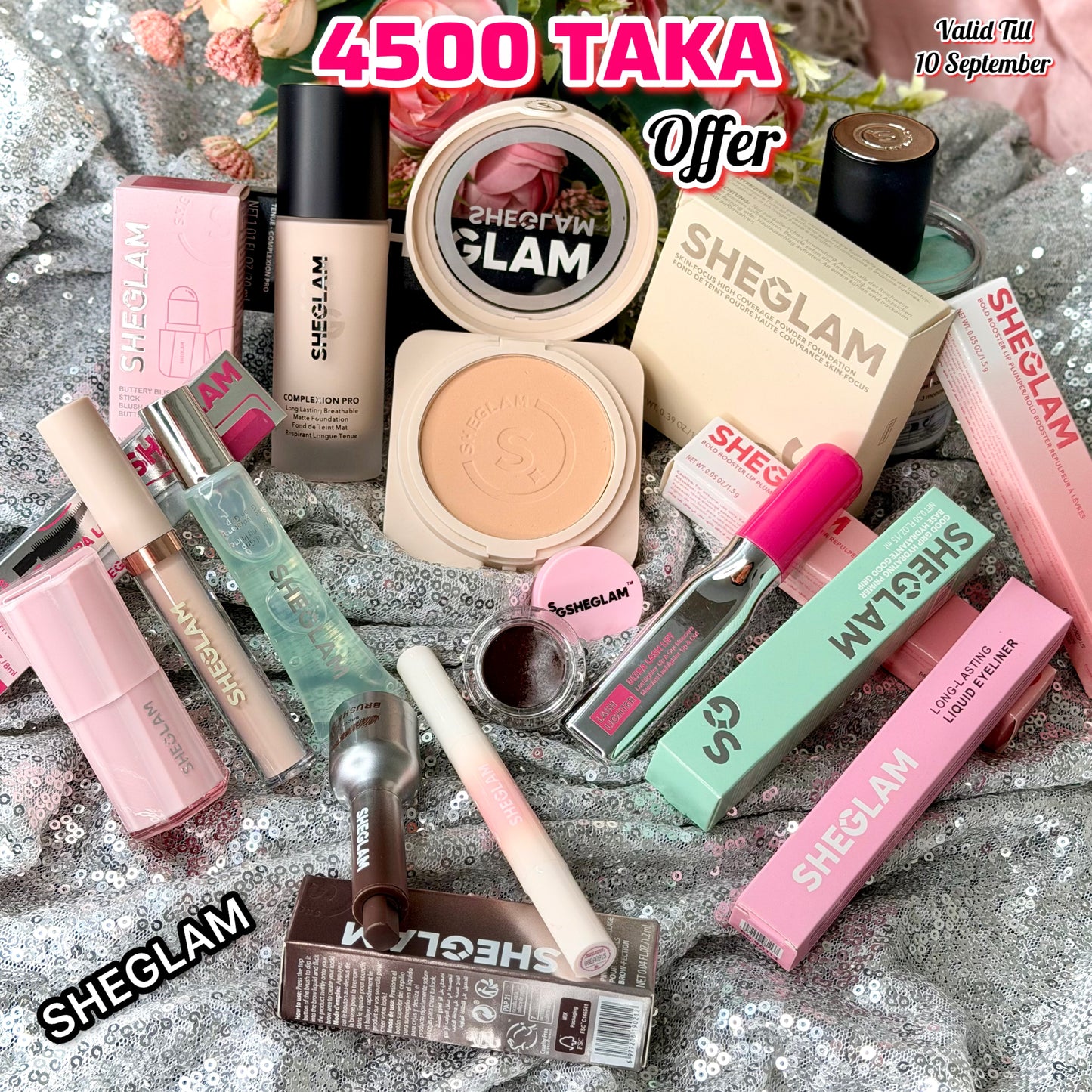 🔥 *SHEGLAM 𝗔𝗲𝘀𝘁𝗵𝗲𝘁𝗶𝗰 Makeup Combo* 🔥