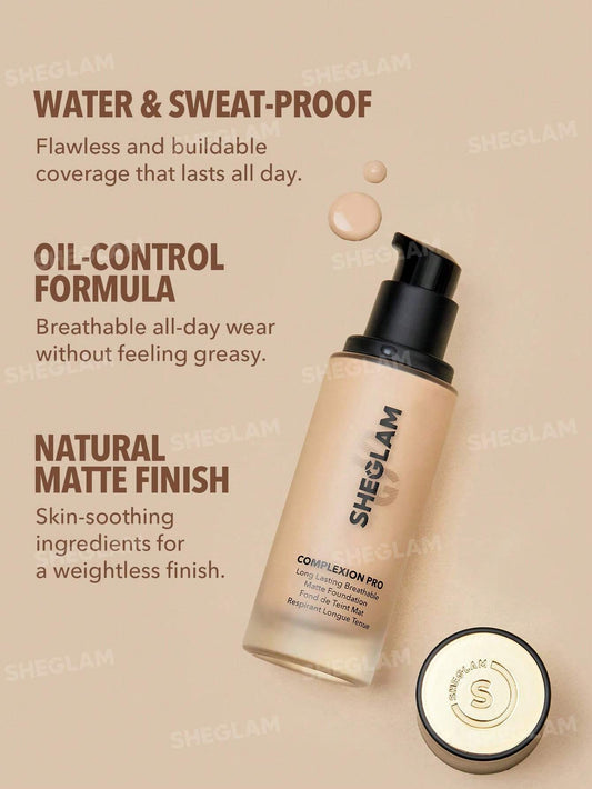 SHEGLAM Complexion Pro Long Lasting Breathable Foundation 30ml