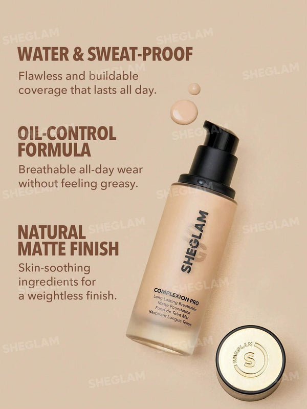 SHEGLAM Complexion Pro Long Lasting Breathable Foundation 30ml